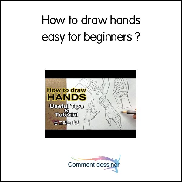 How to draw hands easy for beginners